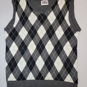 Blue Gear Sweater Vest Pullover Mens Size 3XL Black Gray Argile Golf